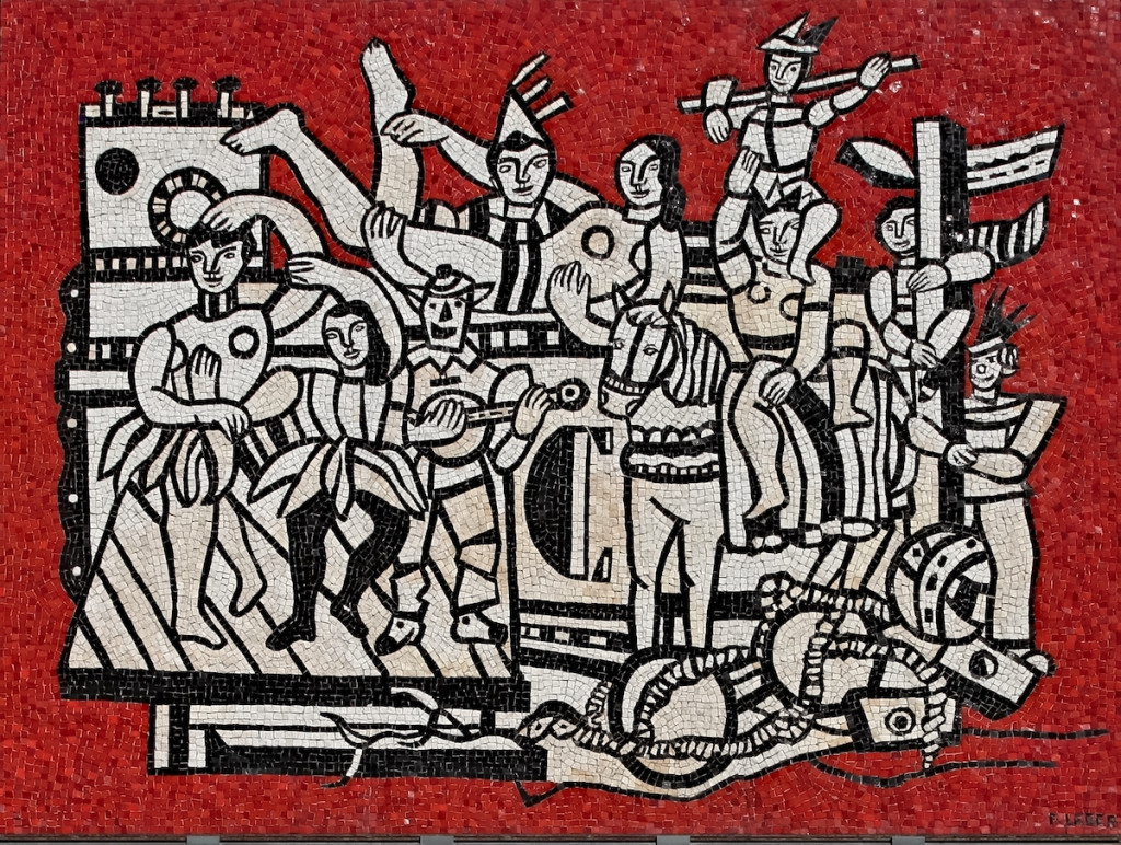 Fernand_Léger_-_Grand_parade_with_red_background_mosaic_1958_made