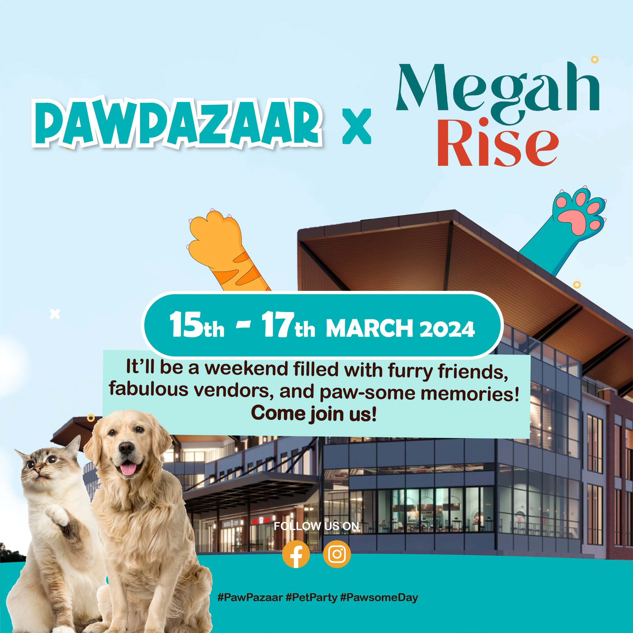 PawPazaar x Megah Rise: A Purr-fect Partnership!