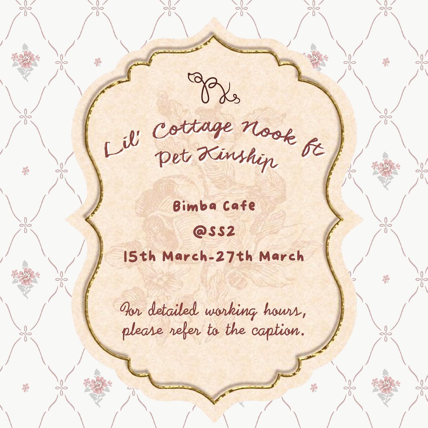 Pet Kinship’s March edition - Quaint Little Cottage Nook