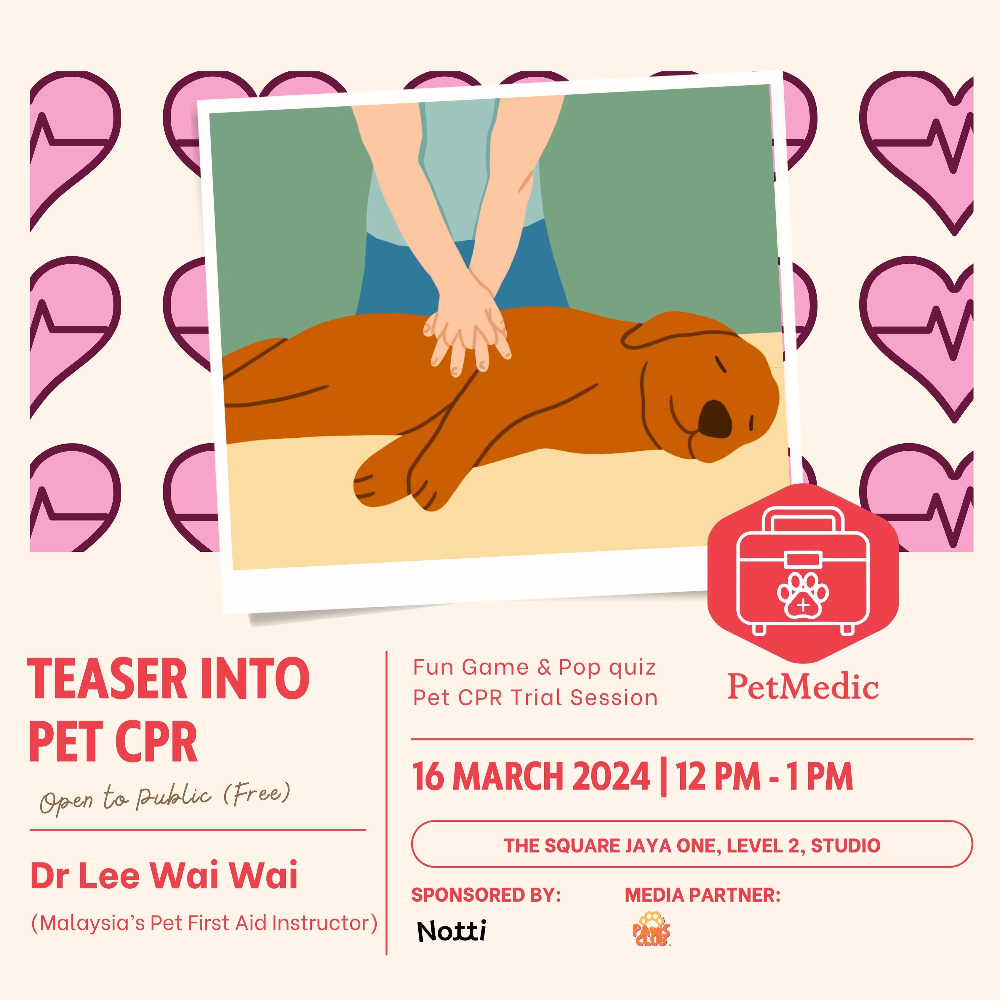 Teaser into Pet CPR